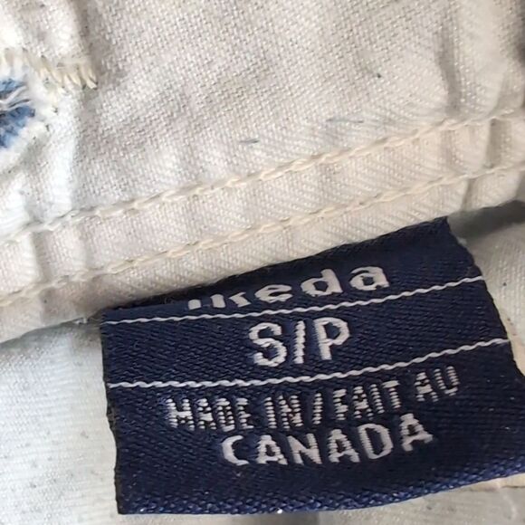 Ikeda Blue Medium Wash Denim Slouchy Overalls S - Picture 6 of 13